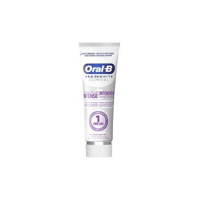 Oral-B Pro 3D White Clinical Blancheur Intense Dentifrice 75 ml - Tube 75 ml - Publicité Oral-B Pro 3D White Clinical Blancheur Intense Dentifrice 75 ml - Tube 75 ml - Publicité