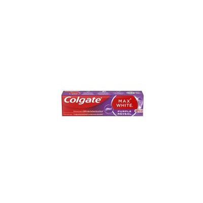 Colgate Max White Purple Reveal Dentifrice Violet Anti-Taches 75 ml - Tube - Publicité Colgate Max White Purple Reveal Dentifrice Violet Anti-Taches 75 ml - Tube - Publicité