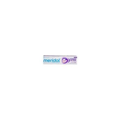 Meridol Express Action Dentifrice Soin des Gencives et des Dents 75 ml - Tube - Publicité Meridol Express Action Dentifrice Soin des Gencives et des Dents 75 ml - Tube - Publicité