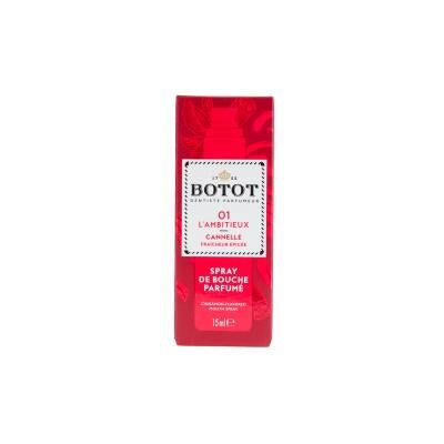 Botot Spray de Bouche Parfumé L'Ambitieux Cannelle 15 ml - Spray 15 ml - Publicité Botot Spray de Bouche Parfumé L'Ambitieux Cannelle 15 ml - Spray 15 ml - Publicité