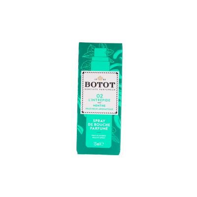 Botot Spray de Bouche Parfumé L'Intrépide Menthe 15 ml - Spray 15 ml - Publicité Botot Spray de Bouche Parfumé L'Intrépide Menthe 15 ml - Spray 15 ml - Publicité