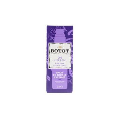 Botot Spray de Bouche Parfumé L'Espiègle Violette 15 ml - Tube 15 ml - Publicité Botot Spray de Bouche Parfumé L'Espiègle Violette 15 ml - Tube 15 ml - Publicité