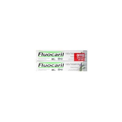 Pack de 2 dentifrices blanchissants Fluocaril Natur'Essence - Dentifrice - Publicité Pack de 2 dentifrices blanchissants Fluocaril Natur'Essence - Dentifrice - Publicité