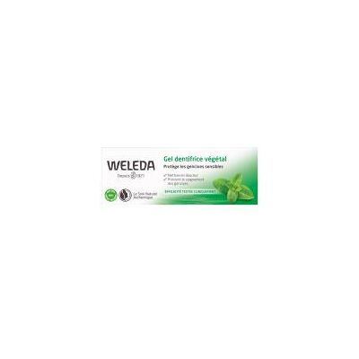 Weleda Gel Dentifrice Végétal Gencives Sensibles 75 ml - Tube 75 ml - Publicité Weleda Gel Dentifrice Végétal Gencives Sensibles 75 ml - Tube 75 ml - Publicité