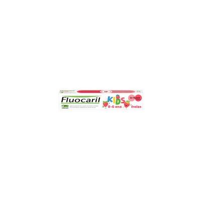 Fluocaril Kids Dentifrice Bi-Fluoré 0/6 Ans Fraise 75 ML - Tube 75 ml - Publicité Fluocaril Kids Dentifrice Bi-Fluoré 0/6 Ans Fraise 75 ML - Tube 75 ml - Publicité