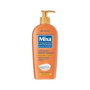 Mixa Lait Corps Nutritif Peaux Mates à Foncées Satinant 250 ml - Flacon-Pompe 250 ml - Publicité Mixa Lait Corps Nutritif Peaux Mates à Foncées Satinant 250 ml - Flacon-Pompe 250 ml - Publicité