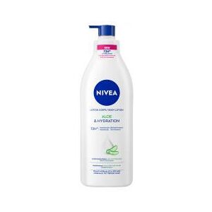 Nivea Lotion Corps Aloe & Hydratation 72H Peaux Normales à Sèches 400 ml - Flacon-Pompe 400 ml - Publicité Nivea Lotion Corps Aloe & Hydratation 72H Peaux Normales à Sèches 400 ml - Flacon-Pompe 400 ml - Publicité