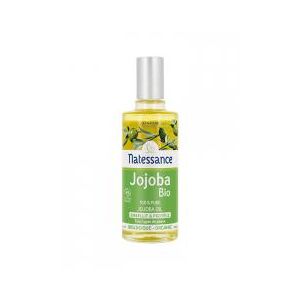 Natessance Huile de Jojoba Bio - 100% Pure - Embellit et Protège - Flacon 50 ml
