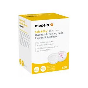 Medela Coussinets d'Allaitement Uu Ultra Fins - Lot de 30 - Boîte 30 coussinets