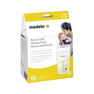 Medela Sachets de Conservation Pour Lait Maternel - Lot de 50 180 ml - Boîte 50 sachets de 180 ml