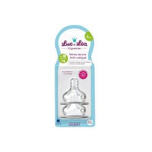 Tétine bébé Ergosense Luc et Léa - Anti-colique, Débit variable, Silicone - Publicité Tétine bébé Ergosense Luc et Léa - Anti-colique, Débit variable, Silicone - Publicité