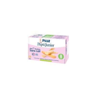 Picot Pepti-Juniors Mes 1ers Boudoirs Sans Lait Dès 8 Mois 6 Sachets de 4 Boudoirs - Boîte - Publicité Picot Pepti-Juniors Mes 1ers Boudoirs Sans Lait Dès 8 Mois 6 Sachets de 4 Boudoirs - Boîte - Publicité