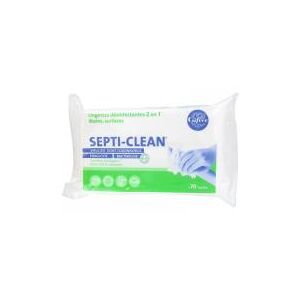 Gifrer Septi-Clean Lingettes Désinfectantes 2 en 1 Mains et Surfaces - 70 Lingettes - Sachet 70 lingettes