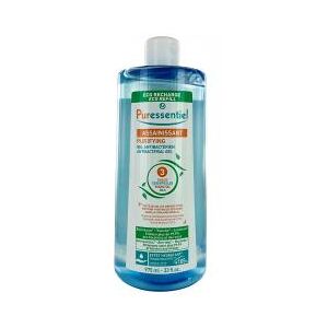 Puressentiel Nouveau : Eco Recharge Gel Antibactérien Assainissant Aux 3 Huiles Essentielles - 975 ml - Flacon 975 ml - Publicité