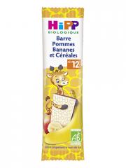 HiPP Barre Pommes Bananes et Céréales dès 12 Mois Bio 25 g - Sachet 1 barre de 25 g