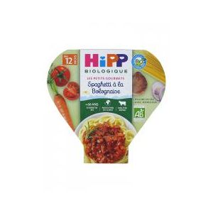 HiPP Les Petits Gourmets Spaghetti à la Bolognaise dès 12 Mois Bio 230 g - Plat 230 g