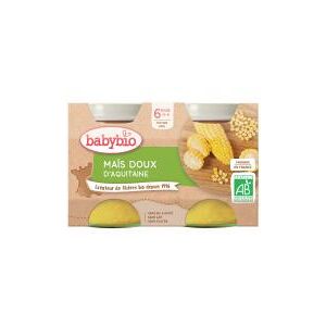 Babybio Maïs Doux d'Aquitaine - Carton 2 pots de 130 g