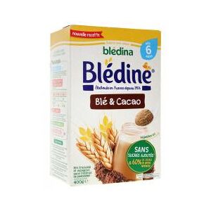 Blédina Bledine Cacao 400 g Des 6 Mois - Boîte 400 g