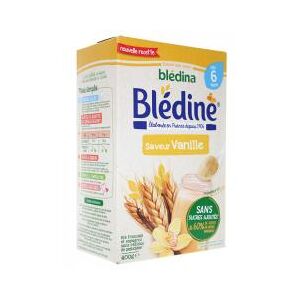 Blédina Bledine Blé et Vanille 400 g Des 6 Mois - Boîte 400 g