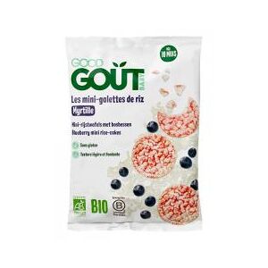 Good Goût Mini-Galettes de Riz à la Myrtille Dès 10 Mois Bio 40 g - Sachet 40 g