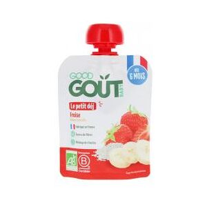 Good Goût Le Petit Déj Fraise dès 6 Mois Bio 70 g - Gourde 70 g