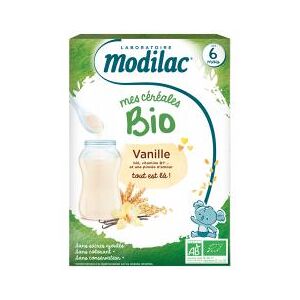 Modilac Céréales Bio Vanille 250 g - Boîte 250 g - Publicité