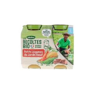 Blédina Les Récoltes Bio Petits Légumes du Jardin Bœuf dès 6 Mois 2 POTS - Carton 2 pots de 200 g - Publicité Blédina Les Récoltes Bio Petits Légumes du Jardin Bœuf dès 6 Mois 2 POTS - Carton 2 pots de 200 g - Publicité