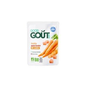 Good Goût Carottes Poulet Fermier 190 g - Sachet 190 g - Publicité Good Goût Carottes Poulet Fermier 190 g - Sachet 190 g - Publicité