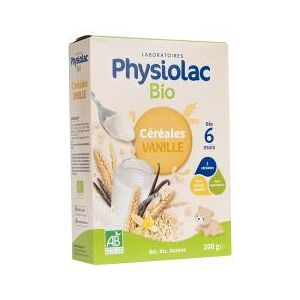 Céréales bio Vanille Physiolac - 200 g - Publicité Céréales bio Vanille Physiolac - 200 g - Publicité
