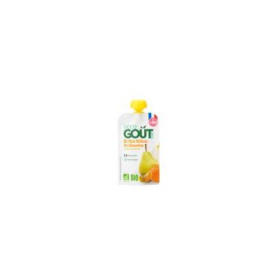 Good Gout - Déssert Bébé Poire Clémentine - 4 Mois - Bio - Dessert pour bébé - Publicité Good Gout - Déssert Bébé Poire Clémentine - 4 Mois - Bio - Dessert pour bébé - Publicité