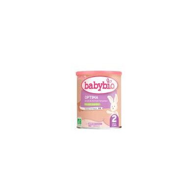 Babybio Optima 2 de 6 à 12 Mois au Lait de Vache Français Bio 400 g - Boîte 400 g - Publicité Babybio Optima 2 de 6 à 12 Mois au Lait de Vache Français Bio 400 g - Boîte 400 g - Publicité