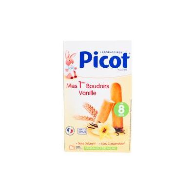 Picot Mes 1ers Boudoirs Vanille - Biscuits pour Bébé - Publicité Picot Mes 1ers Boudoirs Vanille - Biscuits pour Bébé - Publicité