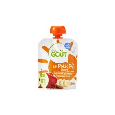 Good Goût le Petit Déj Pomme 70 g - Gourde 70 g - Publicité Good Goût le Petit Déj Pomme 70 g - Gourde 70 g - Publicité