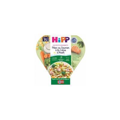 Hipp Pâtes au Saumon à la Crème d'Aneth Assiette 250 g Dès 15 Mois - Plat 250 g - Publicité Hipp Pâtes au Saumon à la Crème d'Aneth Assiette 250 g Dès 15 Mois - Plat 250 g - Publicité