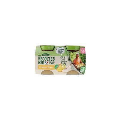 Blédina Les Récoltes Bio Pommes Poires Dès 4/6 Mois Bio 2 POTS - Carton 2 pots de 130 g - Publicité Blédina Les Récoltes Bio Pommes Poires Dès 4/6 Mois Bio 2 POTS - Carton 2 pots de 130 g - Publicité