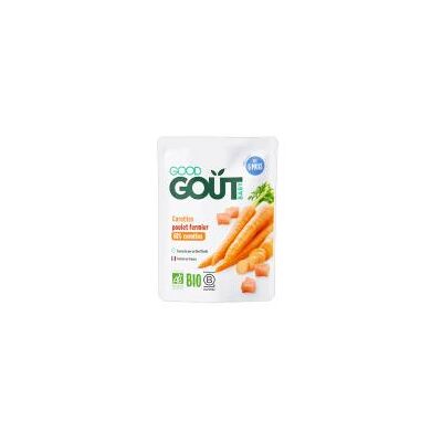 Good Goût Carottes Poulet Fermier 190 g - Sachet 190 g - Publicité Good Goût Carottes Poulet Fermier 190 g - Sachet 190 g - Publicité