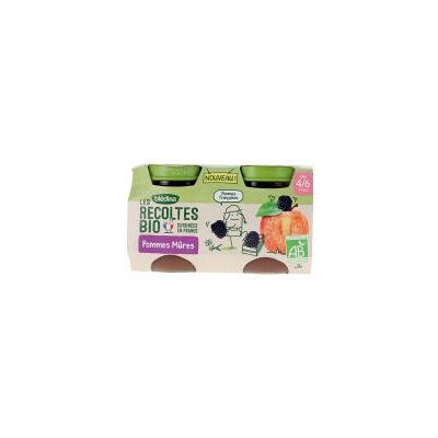 Blédina Les Récoltes Bio Pommes Mûres 4/6 Mois Bio 2 POTS - Carton 2 pots de 130 g - Publicité Blédina Les Récoltes Bio Pommes Mûres 4/6 Mois Bio 2 POTS - Carton 2 pots de 130 g - Publicité