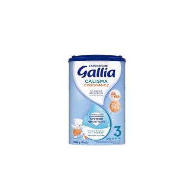 Gallia Calisma Croissance 3ème Âge Dès 12 Mois 830 g - Boîte 830 g - Publicité Gallia Calisma Croissance 3ème Âge Dès 12 Mois 830 g - Boîte 830 g - Publicité