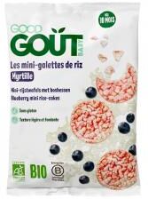 Good Goût Mini-Galettes de Riz à la Myrtille Dès 10 Mois Bio 40 g - Sachet 40 g