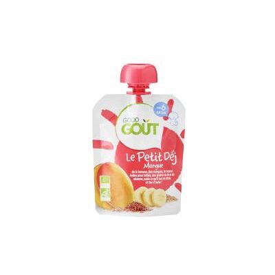 Petit Déj Mangue Bio pour Bébé 70g - Good Gout - Publicité Petit Déj Mangue Bio pour Bébé 70g - Good Gout - Publicité