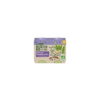 Blédina Les Récoltes Bio Petits pois Champignons Riz - Alimentation bébé - Publicité Blédina Les Récoltes Bio Petits pois Champignons Riz - Alimentation bébé - Publicité
