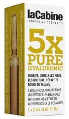 Lacabine 5Xpure Hyaluronic Ampoules 1 x 2 ml - Boîte 1 ampoule de 2 ml