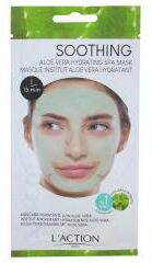 L'Action Paris Masque Tissu Hydratant Aloe Vera-l'Action - Sachet 1 masque