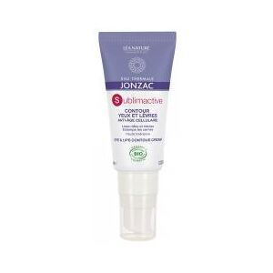 Eau Thermale Jonzac Eau de Jonzac Sublimactive Contour Yeux et Lèvres Anti-Âge Cellulaire - Tube-Pompe 15 ml