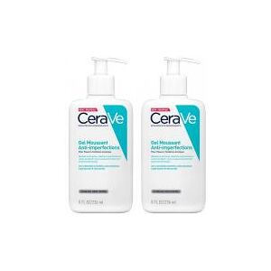 CeraVe - Gel Moussant Anti-Imperfections - 2x236ml - Gel cleanser - Publicité CeraVe - Gel Moussant Anti-Imperfections - 2x236ml - Gel cleanser - Publicité