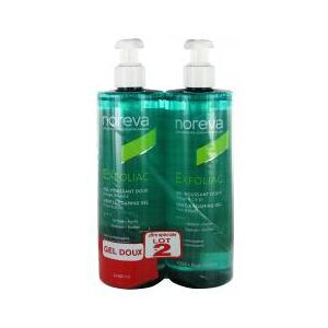 Noreva Exfoliac Gel Moussant Doux Peaux à Imperfections 2 x 400 ml - Lot 2 x 400 ml - Publicité Noreva Exfoliac Gel Moussant Doux Peaux à Imperfections 2 x 400 ml - Lot 2 x 400 ml - Publicité