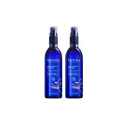 Eau Florale de Rose Melvita Bio Flacon Vaporisateur Lot de 2 x 200 ml - Lot 2 x 200 ml - Publicité Eau Florale de Rose Melvita Bio Flacon Vaporisateur Lot de 2 x 200 ml - Lot 2 x 200 ml - Publicité