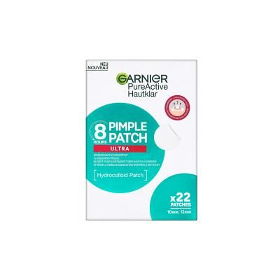 Garnier PureActive Pimple Patch Ultra 22 Patchs - Boîte - Publicité Garnier PureActive Pimple Patch Ultra 22 Patchs - Boîte - Publicité
