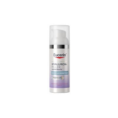 Eucerin Hyaluron-Filler + Longevity Soin de Nuit Epigénétique + Provitamine B5 50 ml - Flacon-Pompe 50 ml - Publicité Eucerin Hyaluron-Filler + Longevity Soin de Nuit Epigénétique + Provitamine B5 50 ml - Flacon-Pompe 50 ml - Publicité