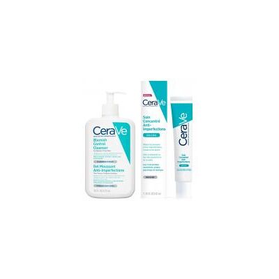 CeraVe Routine Anti-Imperfections Gel Moussant 473 ml + Soin Concentré 40 ml - Routine 2 Produits - Publicité CeraVe Routine Anti-Imperfections Gel Moussant 473 ml + Soin Concentré 40 ml - Routine 2 Produits - Publicité